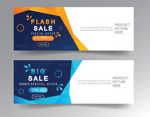 sale banner template design  big sale  flash sale. modern banner design.