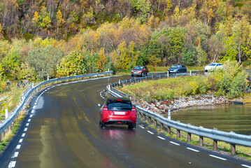 European Route E10 in Lofoten - Norway