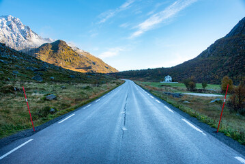 European Route E10 in Lofoten - Norway
