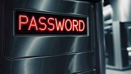 Airport security checkpoint with illuminated red “PASSENGER” sign and modern interior in background, emphasizing controlled access, travel process, and contemporary terminal environment - Powered by Adobe