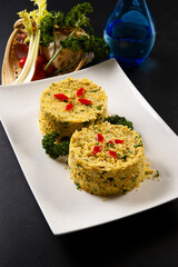 Coarse grain millet golden rice