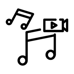 live music Line Icon
