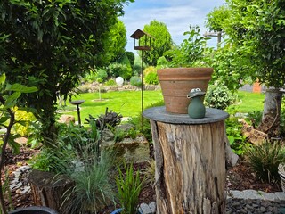 Schöner grüner Garten