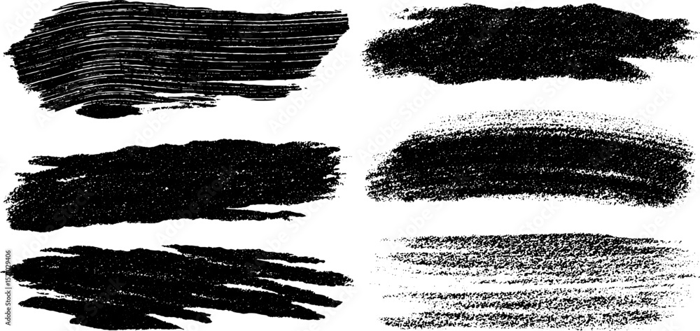 Aufkleber abstract texture set with engraved scratches and grunge patterns for creative design