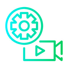 settings Line Gradient Icon