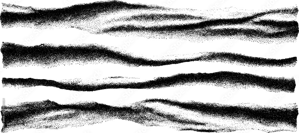 Poster abstract ink texture with bleed and wrinkle effects for design