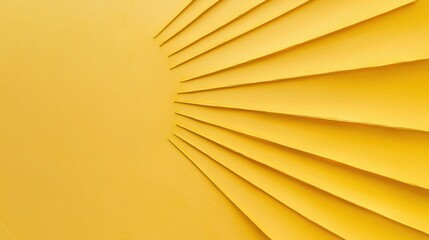 Close-up of a yellow background with a diagonal pattern of thin, wavy lines.