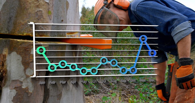 Image of graph over lumberjack