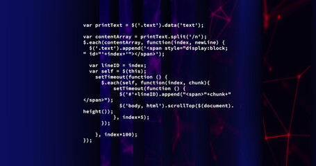 Image of moving shapes on black background