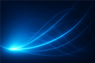 Abstract futuristic background with glowing light effect. Vector illustration.