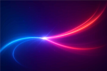 Abstract futuristic background with glowing light effect. Vector illustration.