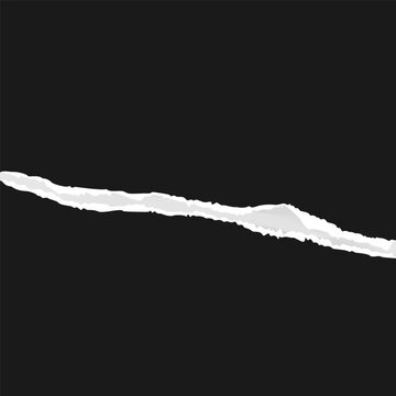 Black torn paper background with two horizontal ripped edges, creating a split or opening in the middle. Ideal for dramatic or modern design.