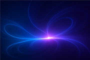 Abstract futuristic background with glowing light effect. Vector illustration.