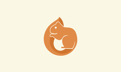Fototapeta premium Squirrel Logo Design.