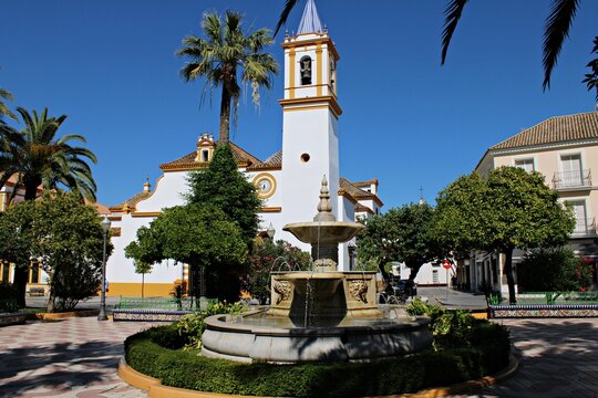 Plaza de Los Jardines en Dos Hermanas, Sevilla. Espa&ntilde;a