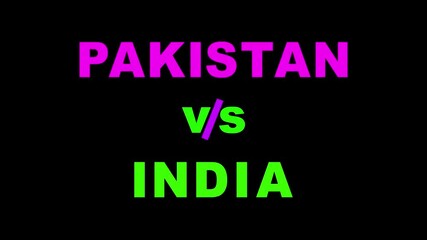 Pakistan VS India Video.india vs pakistan war, india, attack, pakistan, fight, war, nuclear, weapon, tension, Text Letters Typography Written Backgrounds, - Powered by Adobe