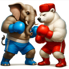 Elephant Power vs Bear Strength