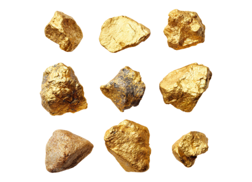 Collection of Gold Nuggets