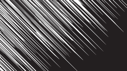 Fototapeta premium Comic book White radial rays, manga or anime speed lines, zoom and motion effects. Cartoon action background. Pop art style elements. Vector illustration