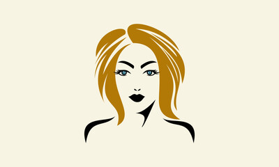 Woman Face Graphic Design.
