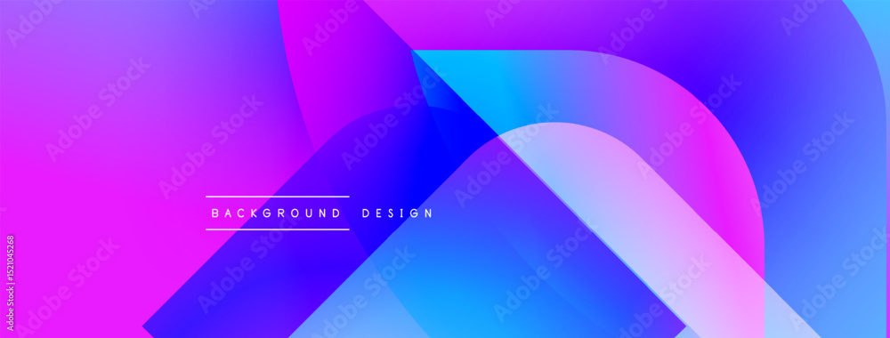 Poster Vibrant abstract gradients blend. Smooth curves create dynamic visual flow. Text reads background design. Modern, colorful composition.
