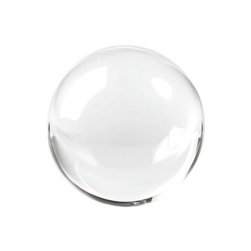 crystal ball isolated on white