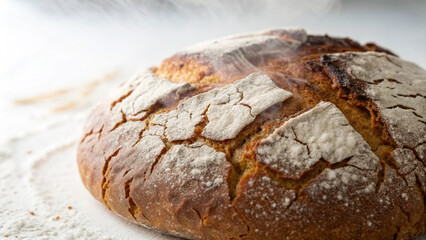 sourdough on a white background