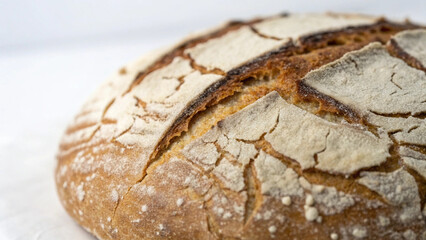 sourdough on a white background