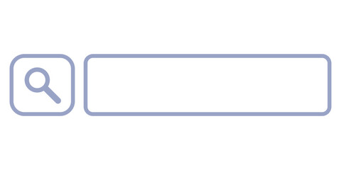 Magnifying Glass Search Button Element Set 