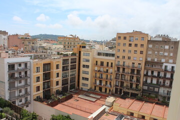 Espagne, Barcelone, vue panoramique 
