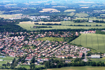 Survol en avion des Châteaux Cathares
