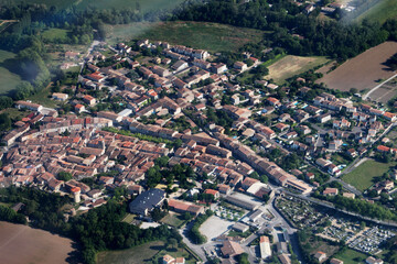 Survol en avion de Carcassonne et des Châteaux Cathares