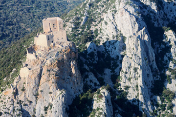 Survol en avion des Châteaux Cathares