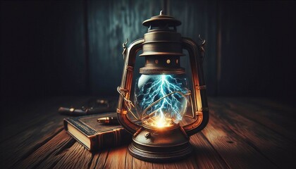 A lantern powered by captured lightning &ndash; The trapped electric