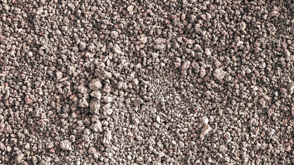 Gravel and soil as background