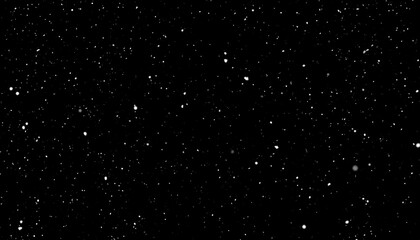 Dark Night Sky with White Star Dust
