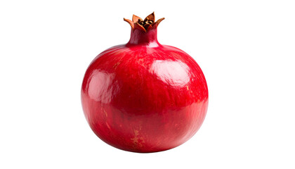 red pomegranate isolated