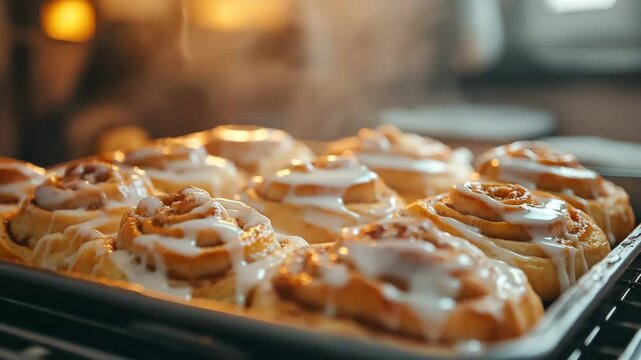 Delicious Cinnamon Rolls Real Aesthetic Wallpaper Background