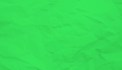 Green crumpled paper texture