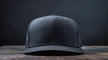 Stylish snapback cap mockup for trendy apparel designs and branding presentations