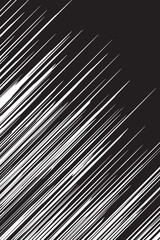 Obraz premium Comic book White radial rays, manga or anime speed lines, zoom and motion effects. Cartoon action background. Pop art style elements. Vector illustration
