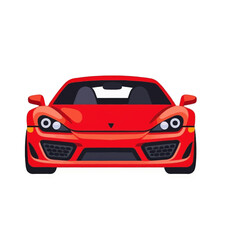 Fototapeta premium Red-Sports-Car-Illustration-Vector-Icon