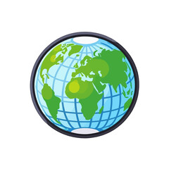Fototapeta premium World-Globe-Illustration-Vector-Icon