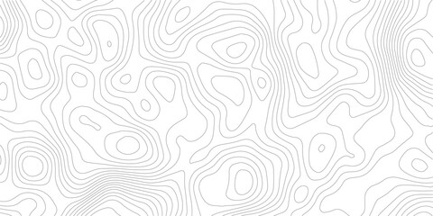 Topographic map background geographic line map with elevation assignments. Modern design with White background with topographic wavy pattern design.