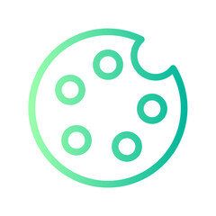 Fototapeta premium palette gradient icon