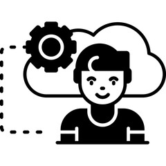 Cloud Management Services Icon