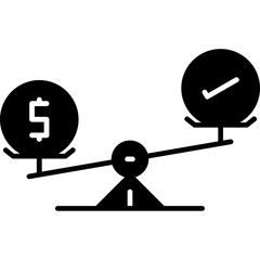 Cost-Benefit Analysis Icon