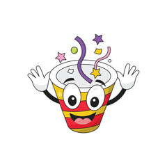  Confetti  Cartoon Character