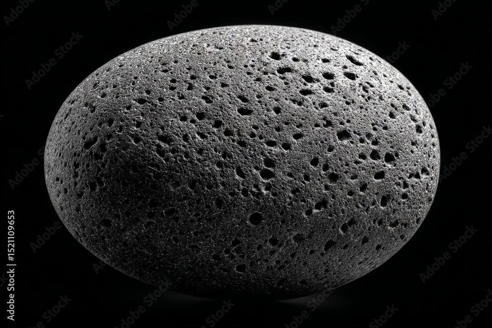 Poster natural volcanic rock with intricate textures and patterns showcasing organic beauty in a minimalist