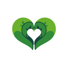 Heart-shaped-leaves-logo-design-vector-icon